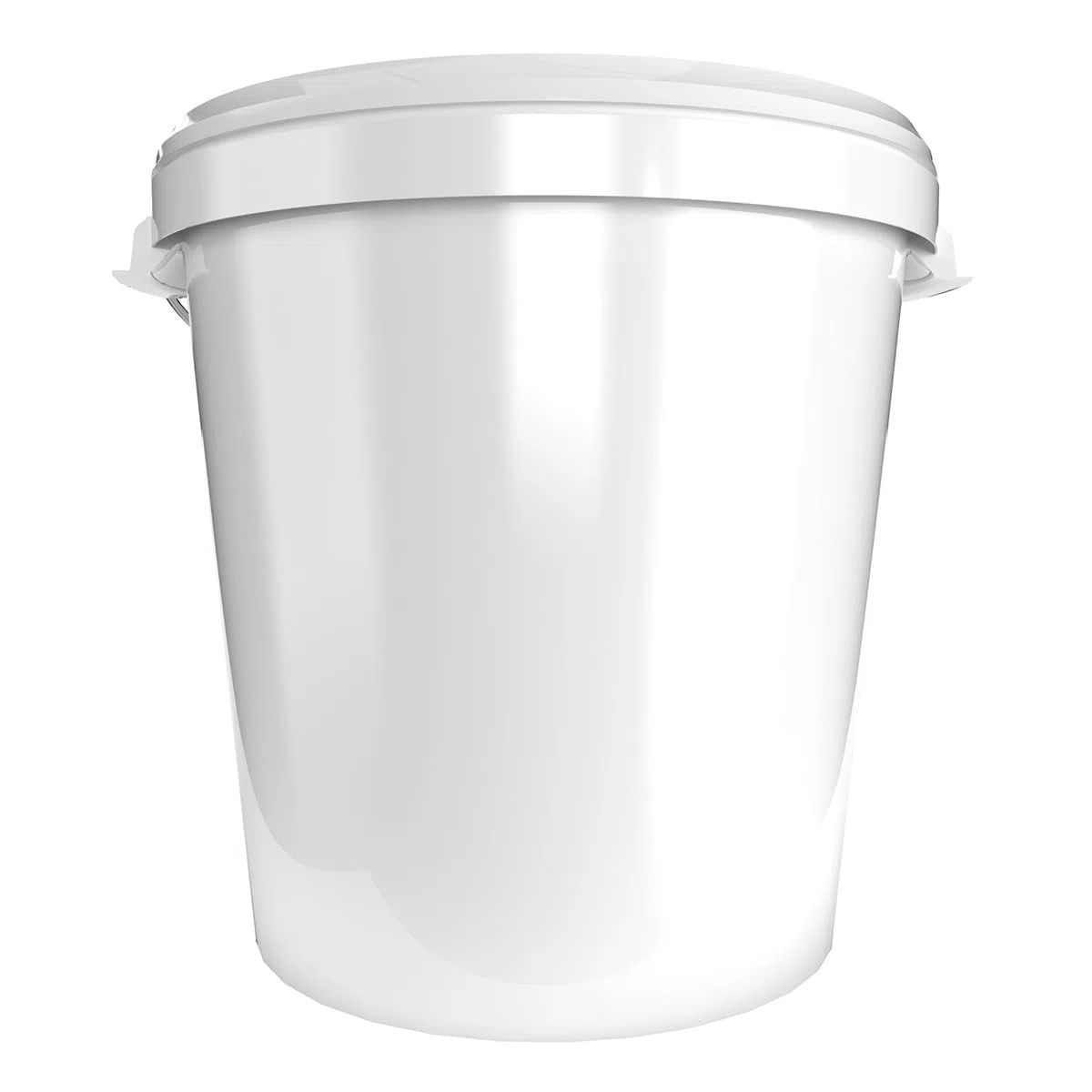 Lote de 5 cubos de plástico, 30 L con tapa, Hobbock PP calidad alimentaria (5x22049)
