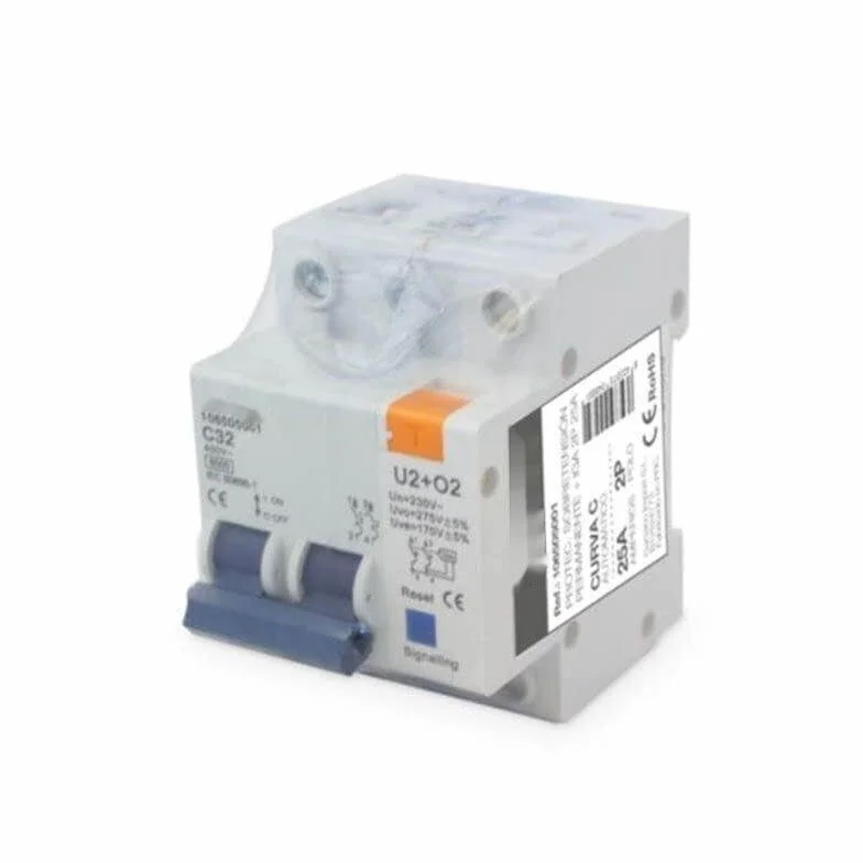 Interruptor diferencial 1P+N 25A 0.030A 6KA Clase C protección contra descargas eléctricas