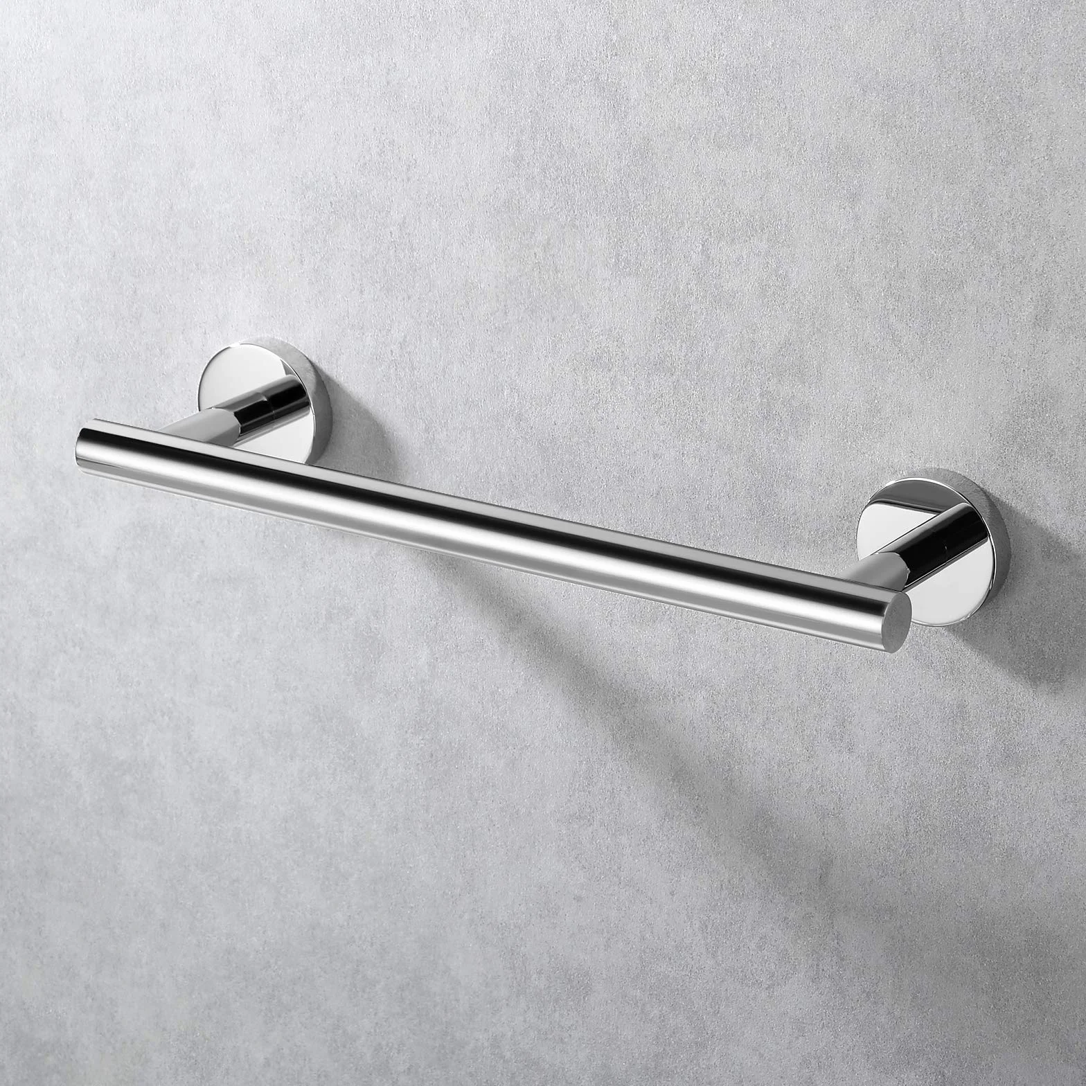 Toallero Barra Acero Inoxidable 30CM para Baño y Cocina Acero Pulido