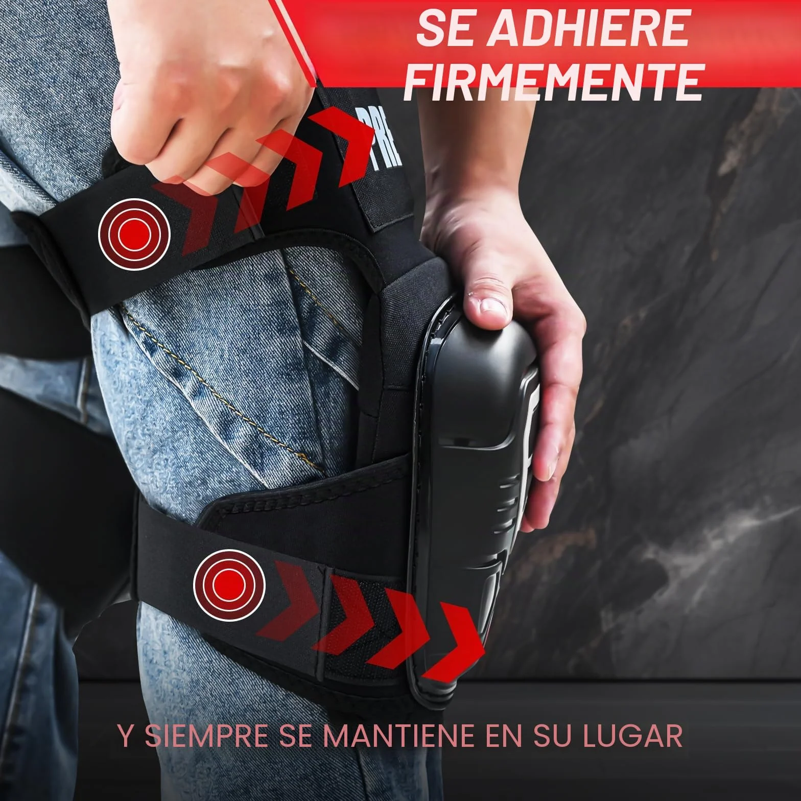 Preciva Rodilleras de trabajo profesionales con acolchado de gel y correas ajustables para jardinería y construcción