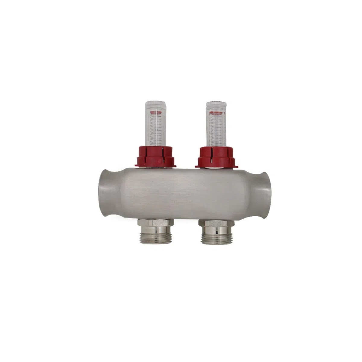 Colector calefaccion 2 3 4 5 6 7 8 9 10 11 12 salidas con caudalimetro suelo radiante piso distribuidor calefacción para tubo multicapa radiadores (2 salidas)