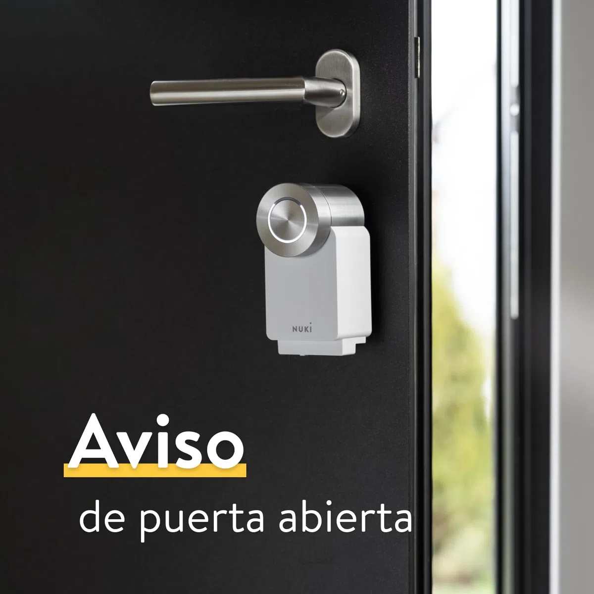 nuki Sensor inteligente de puerta para Smart Lock, notificaciones (abierta, cerrada) a distancia, Bluetooth, accesorios para cerradura electrónica