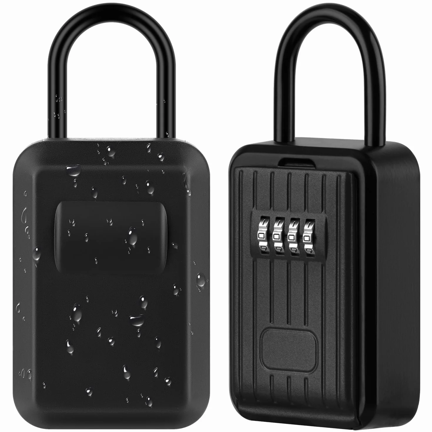 TEUEN Caja de Llaves con Código Impermeable Exterior Grande para Pared