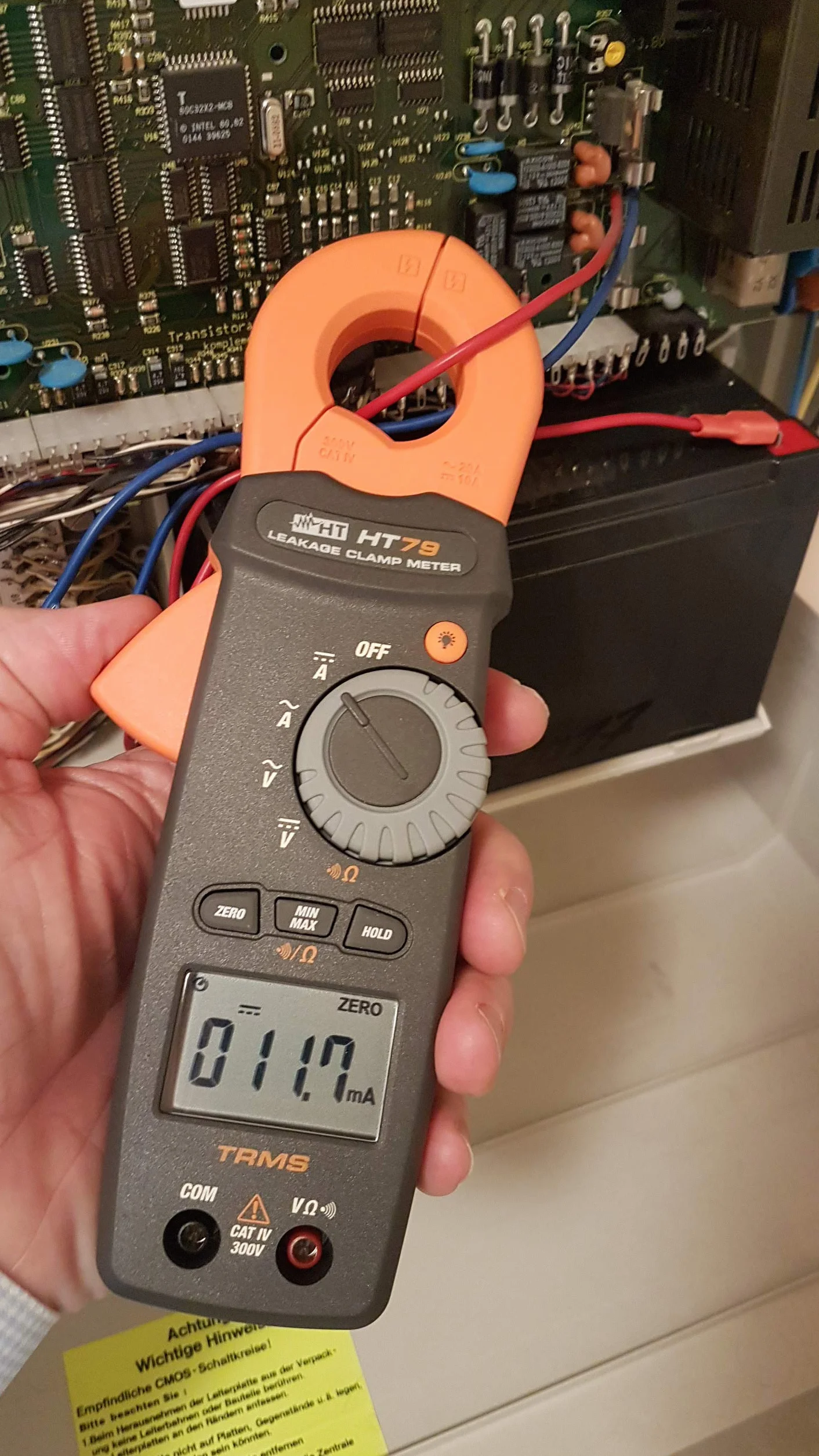 HT Instruments TRMS HT79 - Alicates de corriente residual a partir de 0,1 mA CA/CC