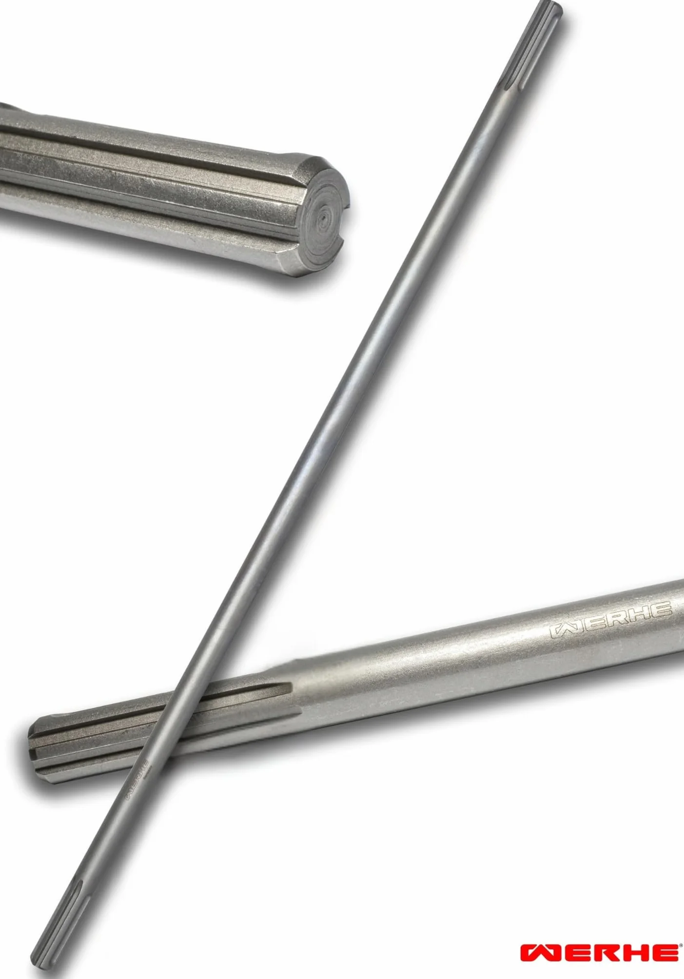 WERHE Extensión de perforación 1180 mm – Adaptador SDS Max para perforaciones profundas – Robusta y compatible