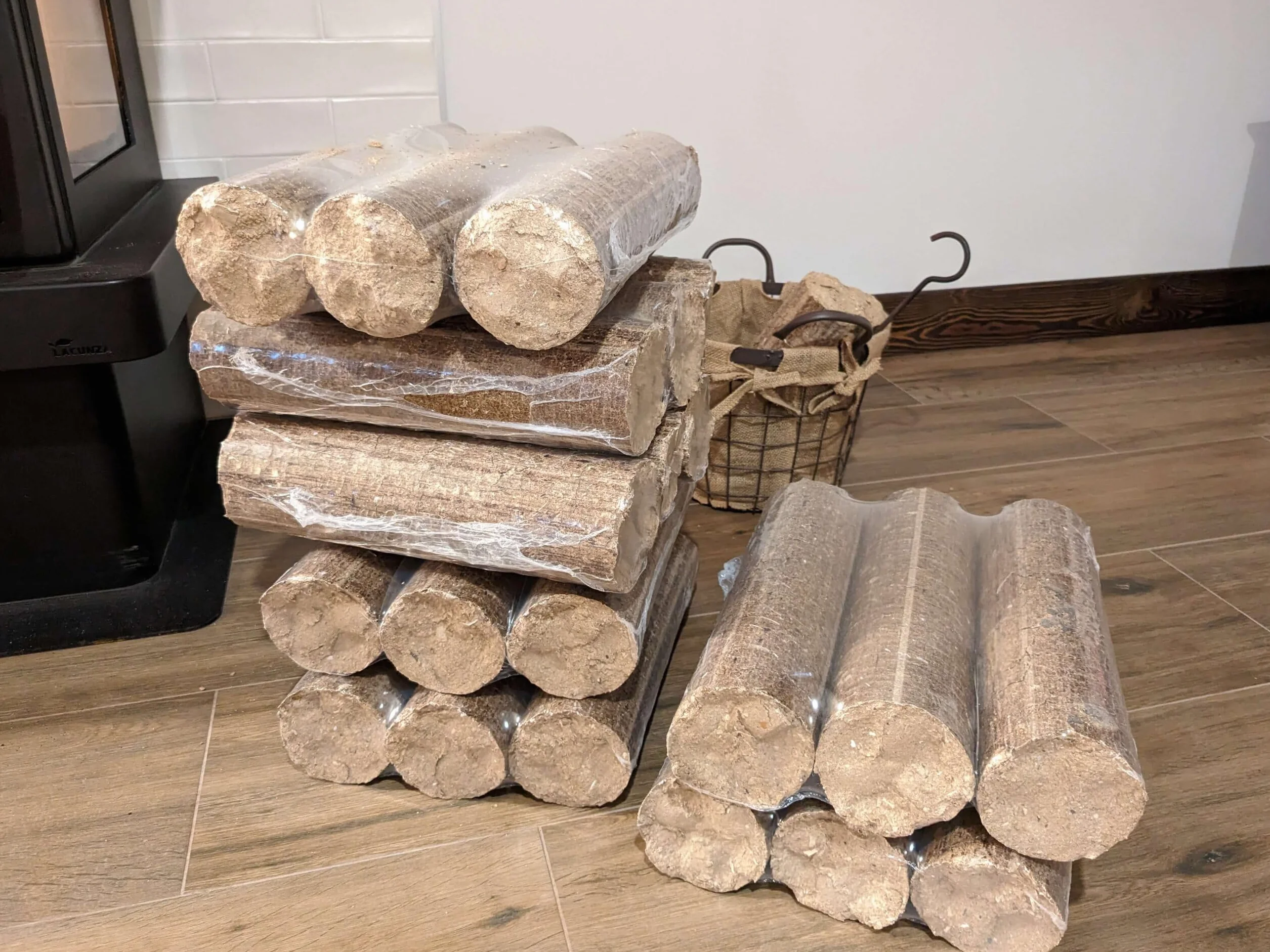 Suinga Briquetas de Madera Ecológicas Encina 7 Kg – Briquetas para Chimenea, Combustible Natural para Estufas y Chimeneas