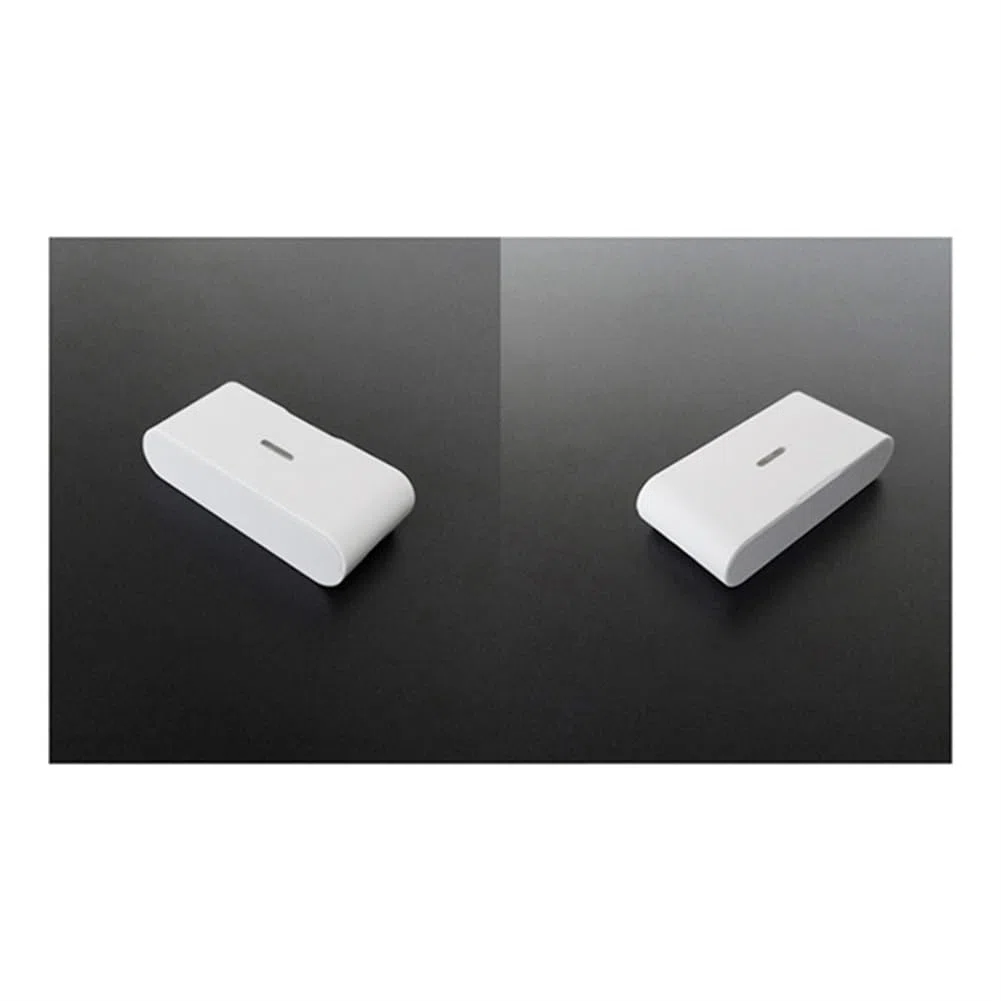 Detector de Rotura de Cristales por Vibración Inalámbrico de 433 MHz, 5 Unidades, Sensibilidad Ajustable, Compatible con Sistemas de Alarma.