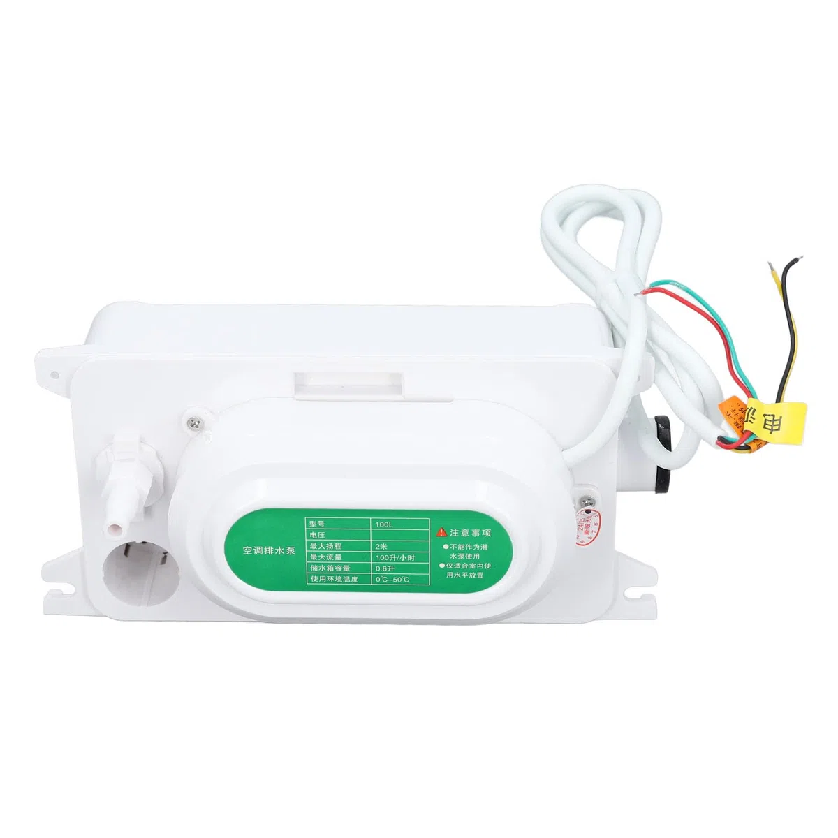 Bomba de Condensado, Bomba de Condensado Automática HVAC con Tanque de 500 Ml, Drenaje de Eliminación de Condensado Bomba de Flujo de 100 L/H, Bomba de Refrigeración por Agua