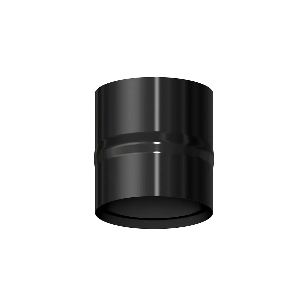WOLFPACK LINEA PROFESIONAL Modulo Anticondensados Estufa Vitrificado Negro Ø 150 mm. Condensador Chimenea, Anticondensados Chimenea, Anticondensacion Tubos