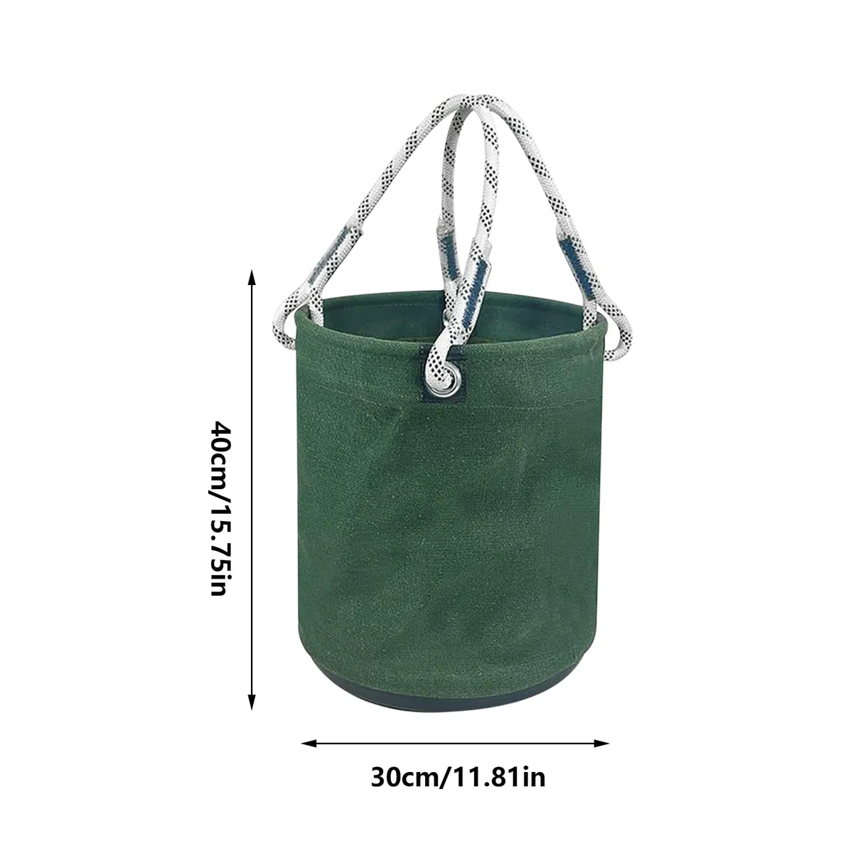 Bolsa de herramientas, cilíndrica, bolsa de herramientas, recipiente aislante para electricistas, bolsa colgante para herramientas de trabajo a grandes alturas, para obras (A)
