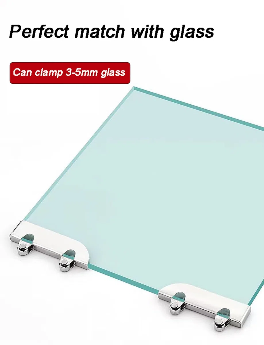 Riel para Puerta corrediza de Vidrio de 5 mm - Riel Deslizante Negro para gabinete con Kit de Rodillos para estantería y Vitrina (110 cm)