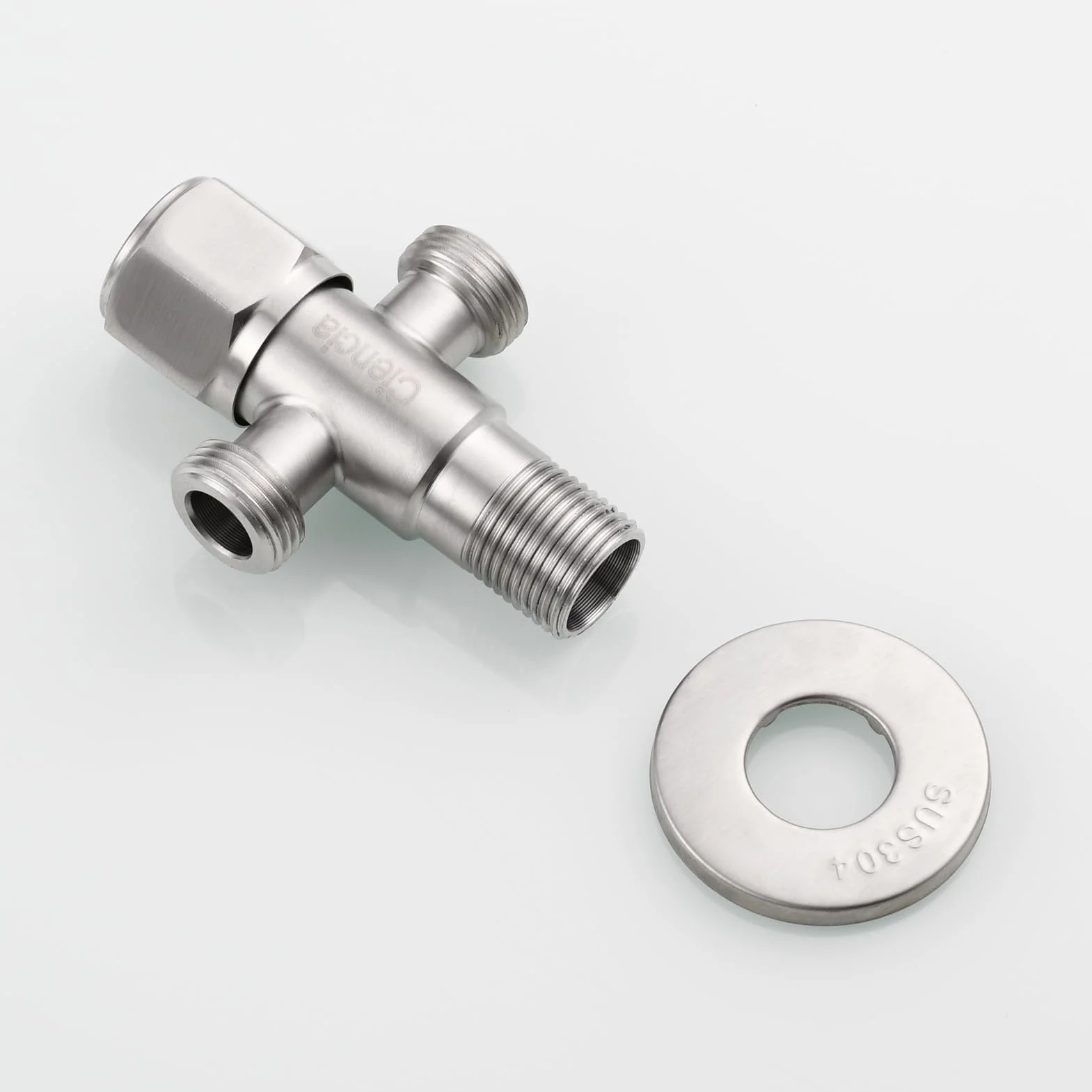 Tecmolog Ducha Bidet Acero Inoxidable, Grifo Portatil WC Kit con Soporte Adaptador Manguera 1.2m