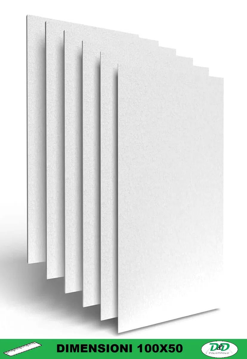 D. & D. Poliestireno - Placas de poliestireno multiusos 100 cm x 50 cm densidad 15 kg/m³ (24 placas de 1,5 cm)