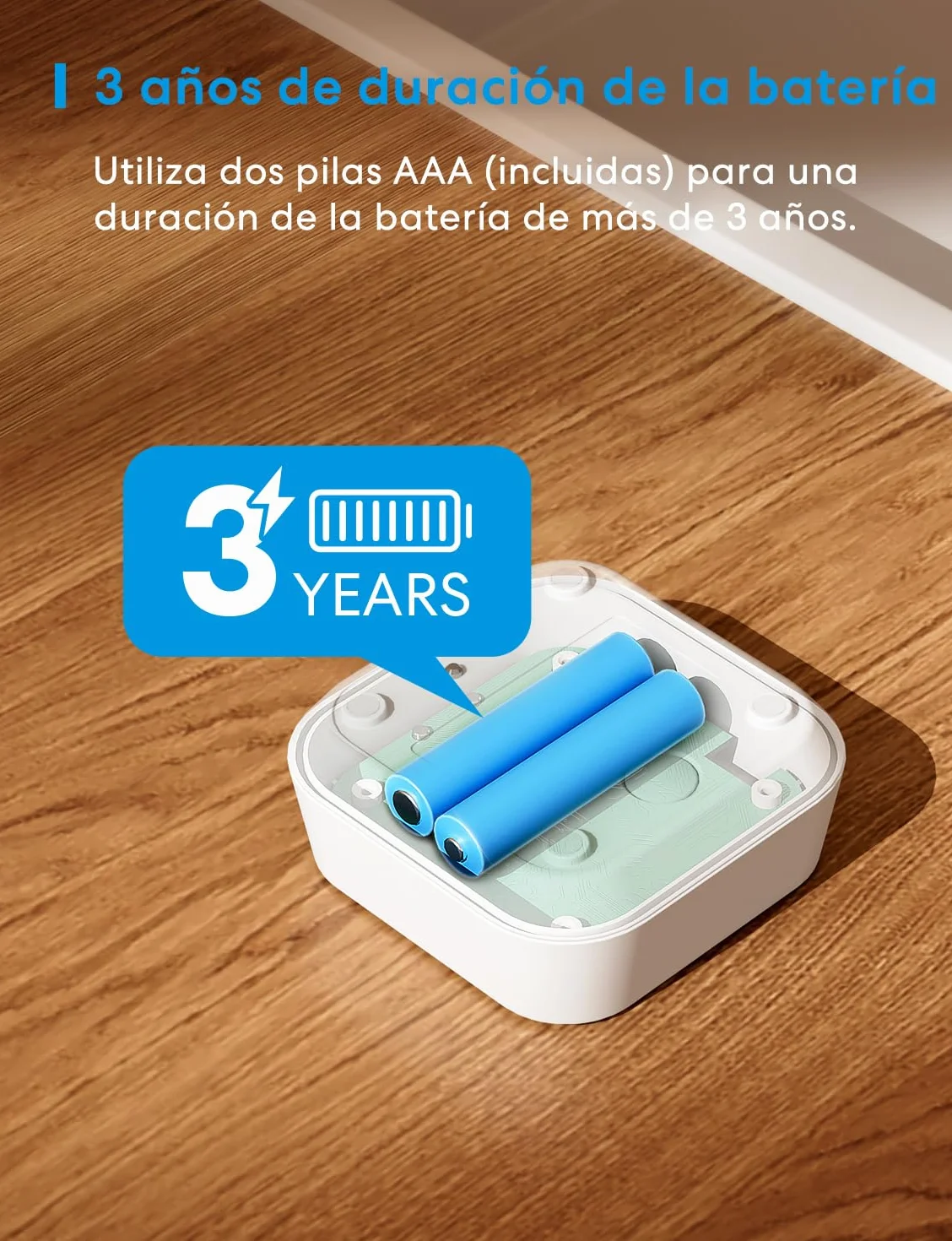 Meross Detector de Agua Inteligente | Requiere Hub | Detector de Fugas de Agua IP66 y 100 dB | Smart Detector de Agua para cocinas, baños, sótanos | Compatible con Apple Home, Alexa y Google | 2,4GHz