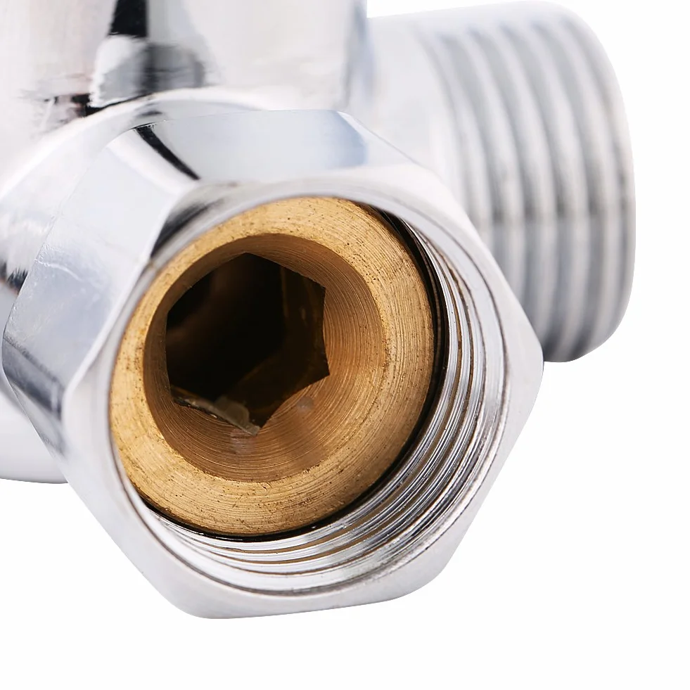 Válvula de agua fría y caliente, Super práctica G1/2 válvula de mezcla automática de agua fría y caliente control de temperatura del mezclador termostático
