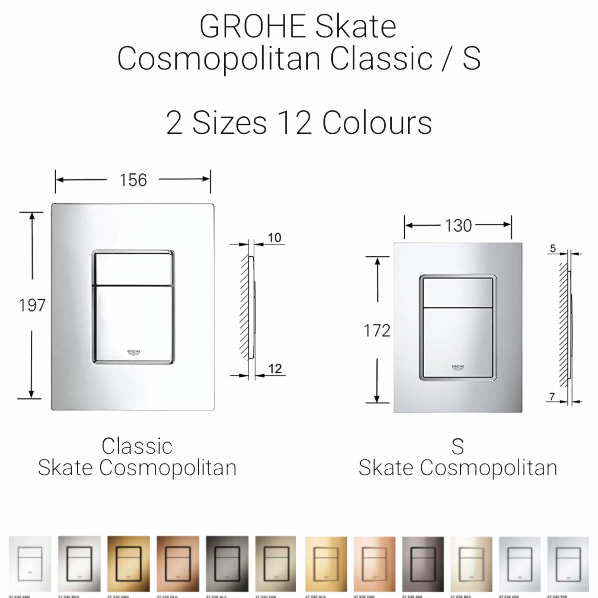Grohe GRO38966SH0 Concetto Cisterna para inodoro