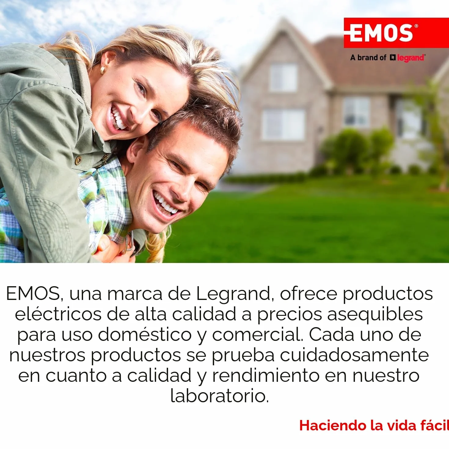 EMOS Mini enrollador de Cable 10 m 4 enchufes Schuko 230 V 10 A 2300 W H05VV-F3G 1,0 mm2 IP20