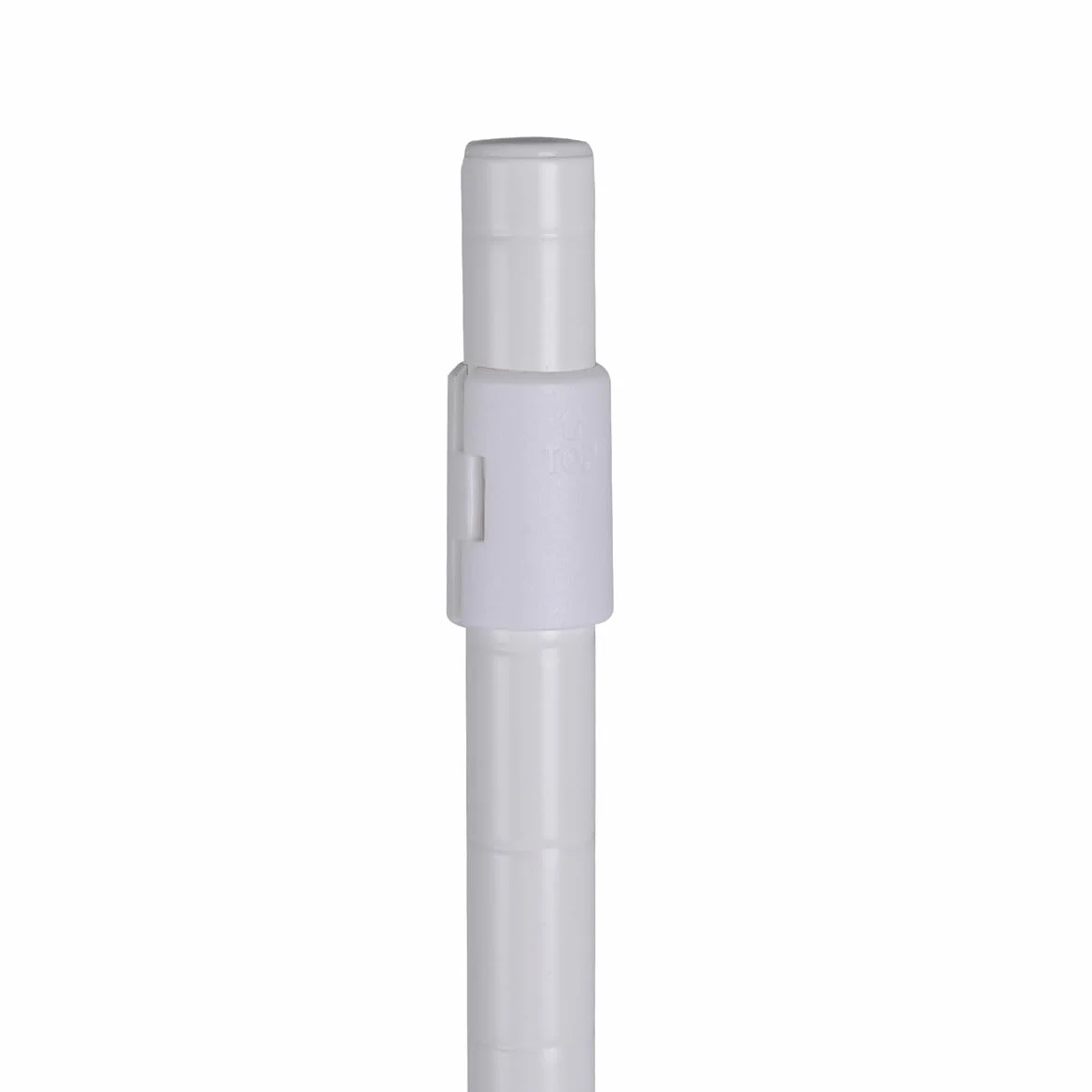 Estantería metálica blanca 5 baldas ajustables con ganchos laterales | 145x30x30cm | Estante almacenamiento resistente para cocina, despensa, baño, garaje u oficina | Montaje fácil sin tornillos